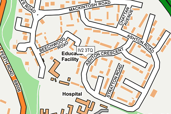 IV2 3TQ map - OS OpenMap – Local (Ordnance Survey)