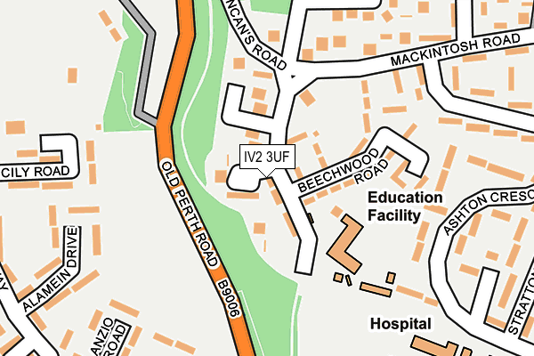 IV2 3UF map - OS OpenMap – Local (Ordnance Survey)