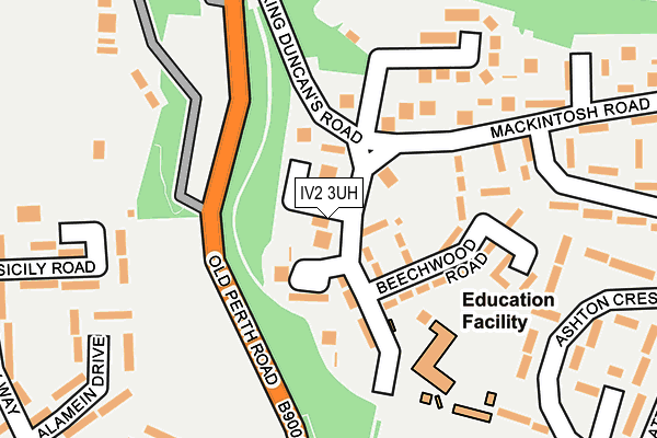 IV2 3UH map - OS OpenMap – Local (Ordnance Survey)