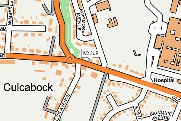 IV2 3UP map - OS OpenMap – Local (Ordnance Survey)