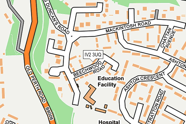 IV2 3UQ map - OS OpenMap – Local (Ordnance Survey)
