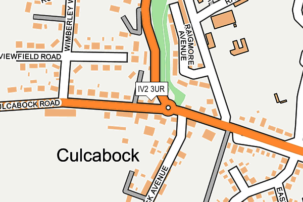 IV2 3UR map - OS OpenMap – Local (Ordnance Survey)