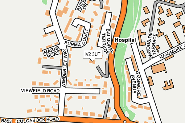 IV2 3UT map - OS OpenMap – Local (Ordnance Survey)