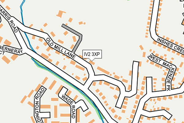 IV2 3XP map - OS OpenMap – Local (Ordnance Survey)