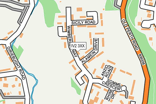 IV2 3XX map - OS OpenMap – Local (Ordnance Survey)