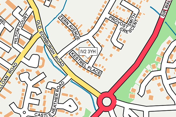 IV2 3YH map - OS OpenMap – Local (Ordnance Survey)