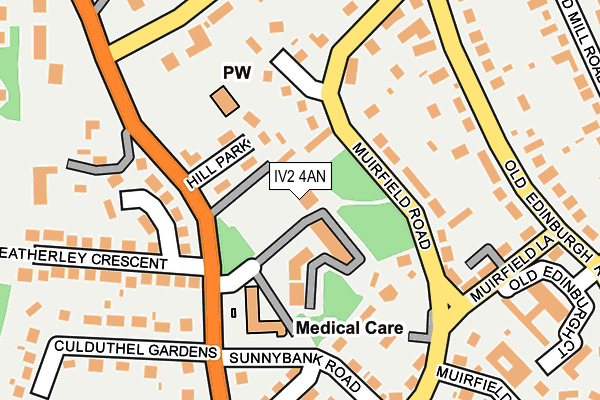 IV2 4AN map - OS OpenMap – Local (Ordnance Survey)