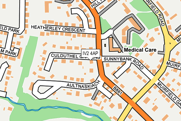 IV2 4AP map - OS OpenMap – Local (Ordnance Survey)