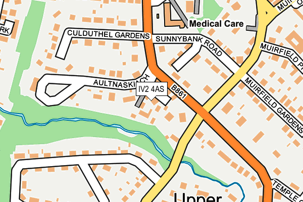 IV2 4AS map - OS OpenMap – Local (Ordnance Survey)