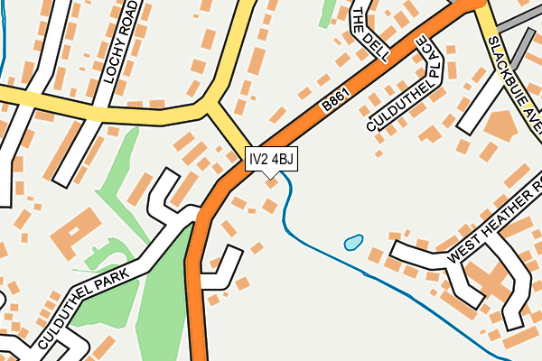 IV2 4BJ map - OS OpenMap – Local (Ordnance Survey)