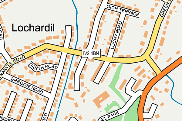 IV2 4BN map - OS OpenMap – Local (Ordnance Survey)