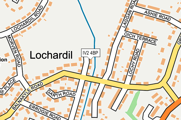 IV2 4BP map - OS OpenMap – Local (Ordnance Survey)