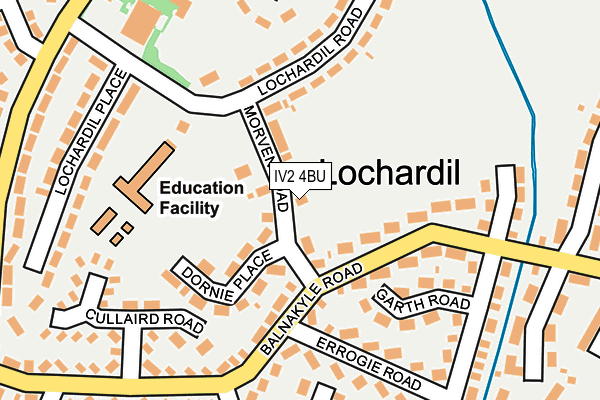 IV2 4BU map - OS OpenMap – Local (Ordnance Survey)