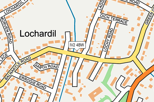 IV2 4BW map - OS OpenMap – Local (Ordnance Survey)