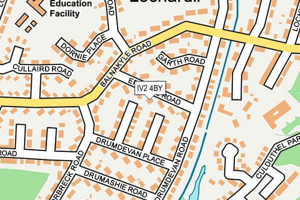 IV2 4BY map - OS OpenMap – Local (Ordnance Survey)