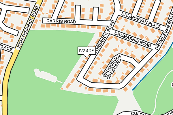 IV2 4DF map - OS OpenMap – Local (Ordnance Survey)