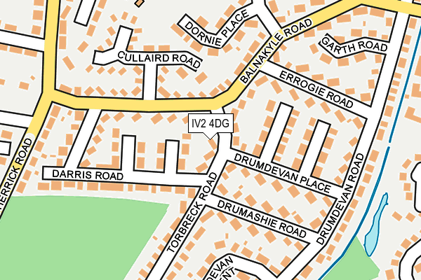 IV2 4DG map - OS OpenMap – Local (Ordnance Survey)