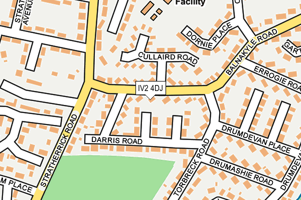 IV2 4DJ map - OS OpenMap – Local (Ordnance Survey)