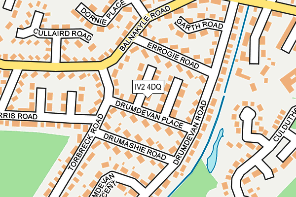 IV2 4DQ map - OS OpenMap – Local (Ordnance Survey)