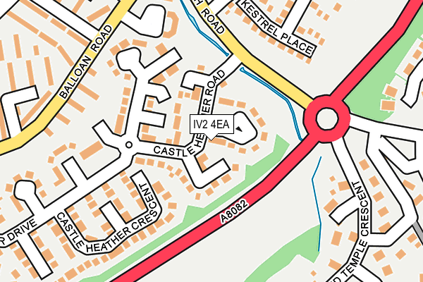 IV2 4EA map - OS OpenMap – Local (Ordnance Survey)