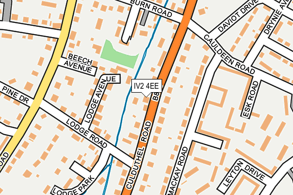 IV2 4EE map - OS OpenMap – Local (Ordnance Survey)