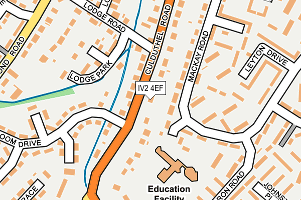 IV2 4EF map - OS OpenMap – Local (Ordnance Survey)