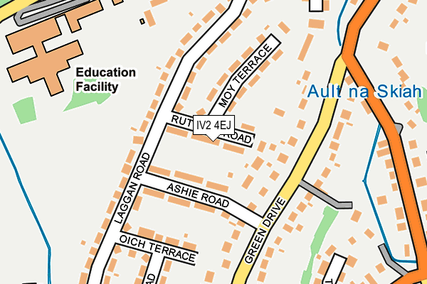 IV2 4EJ map - OS OpenMap – Local (Ordnance Survey)