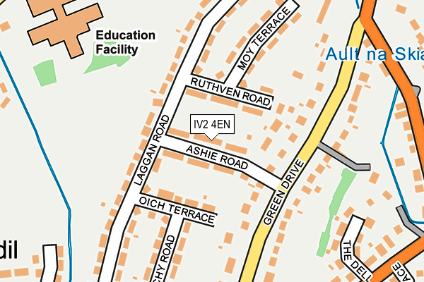 IV2 4EN map - OS OpenMap – Local (Ordnance Survey)