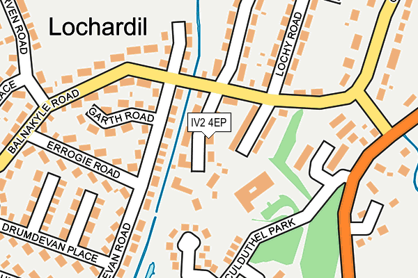 IV2 4EP map - OS OpenMap – Local (Ordnance Survey)