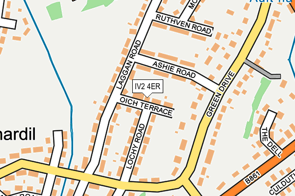 IV2 4ER map - OS OpenMap – Local (Ordnance Survey)