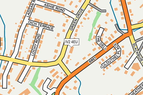 IV2 4EU map - OS OpenMap – Local (Ordnance Survey)