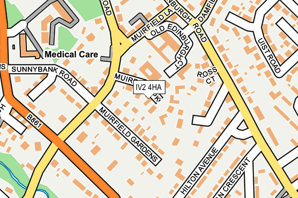 IV2 4HA map - OS OpenMap – Local (Ordnance Survey)