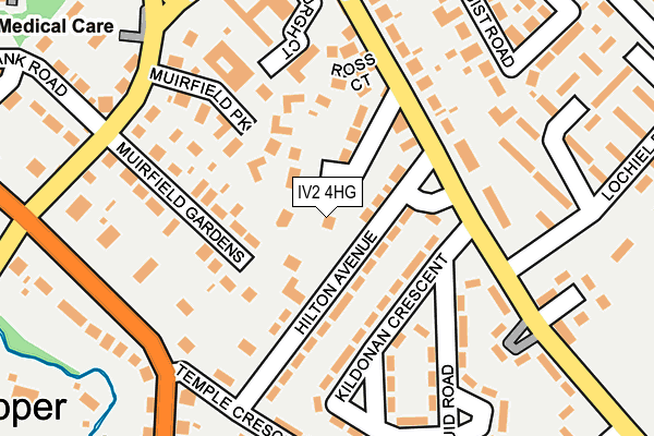 IV2 4HG map - OS OpenMap – Local (Ordnance Survey)
