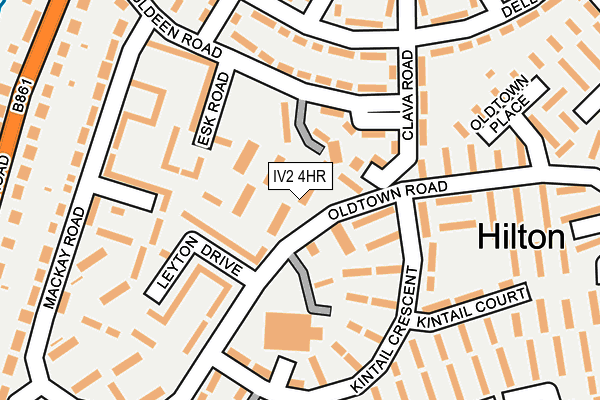 IV2 4HR map - OS OpenMap – Local (Ordnance Survey)