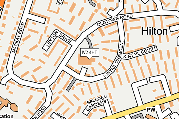 IV2 4HT map - OS OpenMap – Local (Ordnance Survey)