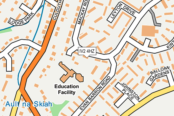 IV2 4HZ map - OS OpenMap – Local (Ordnance Survey)