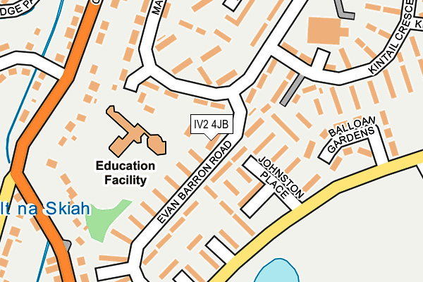IV2 4JB map - OS OpenMap – Local (Ordnance Survey)