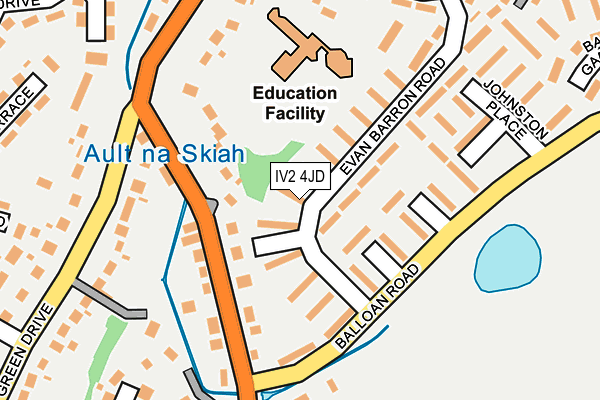 IV2 4JD map - OS OpenMap – Local (Ordnance Survey)