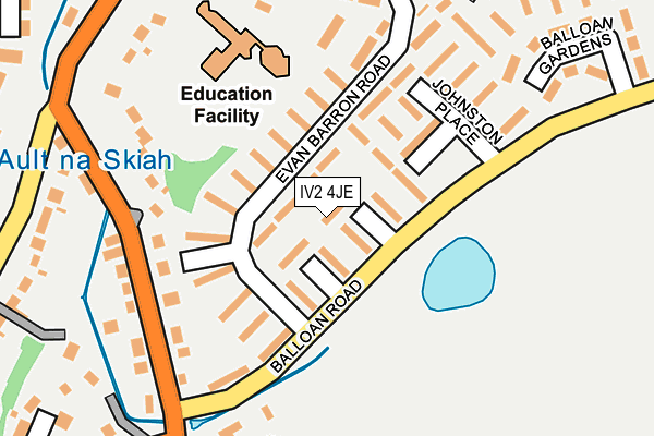 IV2 4JE map - OS OpenMap – Local (Ordnance Survey)