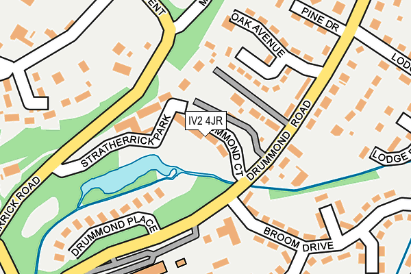 IV2 4JR map - OS OpenMap – Local (Ordnance Survey)