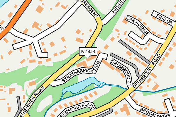 IV2 4JS map - OS OpenMap – Local (Ordnance Survey)