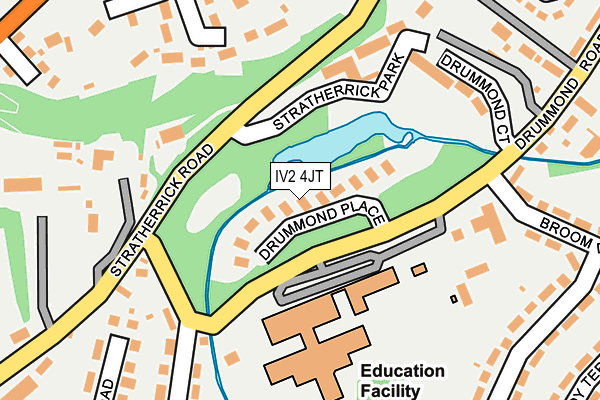 IV2 4JT map - OS OpenMap – Local (Ordnance Survey)