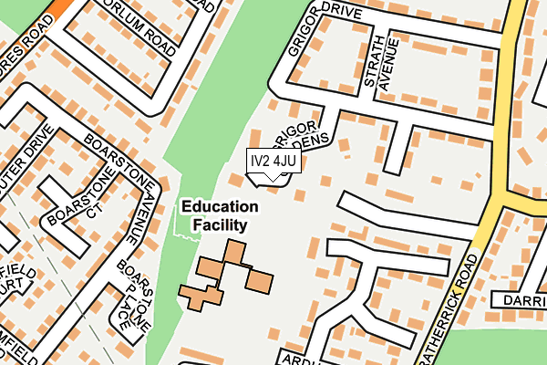 IV2 4JU map - OS OpenMap – Local (Ordnance Survey)