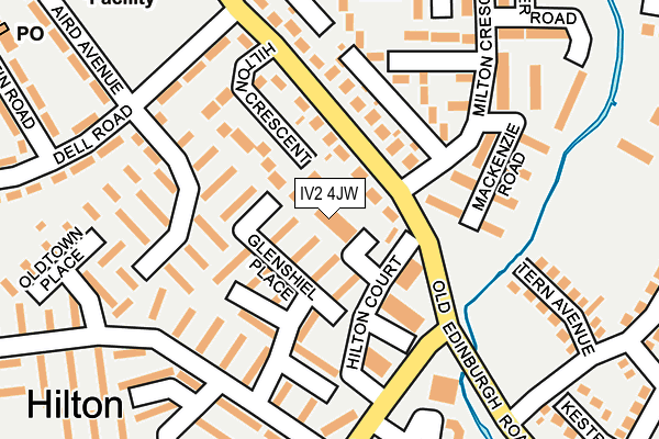 IV2 4JW map - OS OpenMap – Local (Ordnance Survey)