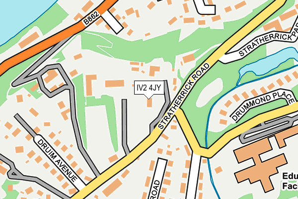 IV2 4JY map - OS OpenMap – Local (Ordnance Survey)