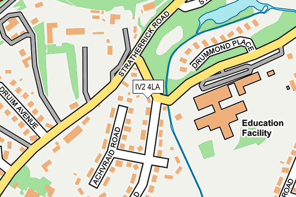 IV2 4LA map - OS OpenMap – Local (Ordnance Survey)