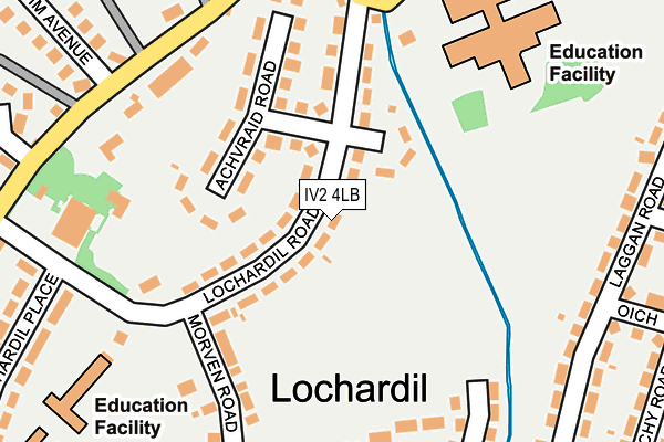 IV2 4LB map - OS OpenMap – Local (Ordnance Survey)