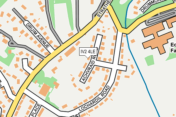 IV2 4LE map - OS OpenMap – Local (Ordnance Survey)