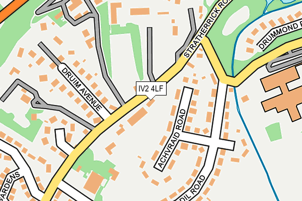 IV2 4LF map - OS OpenMap – Local (Ordnance Survey)