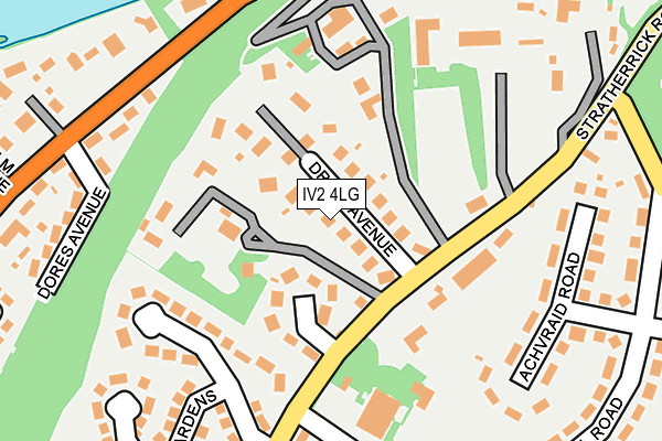 IV2 4LG map - OS OpenMap – Local (Ordnance Survey)